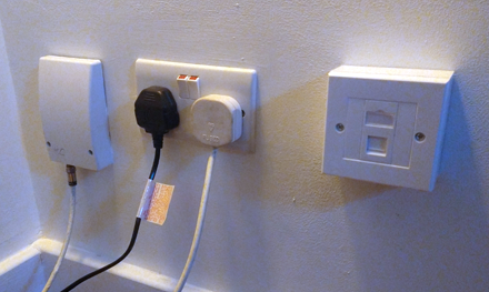 ethernet network cable wallbox installation in house in baldock hertfordshire